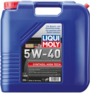 Liqui Moly Synthoil High Tech 5W-40, 20л.