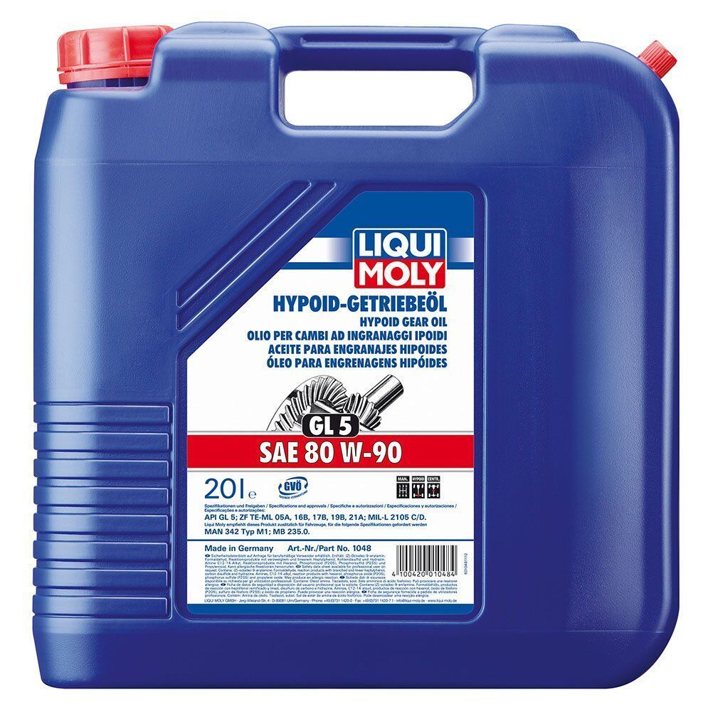 Трансмиссионное масло Liqui Moly Hypoid-Getriebeoil SAE 80W-90