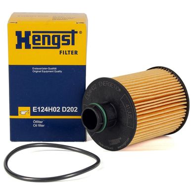 Масляний фільтр HENGST E124H02 D202