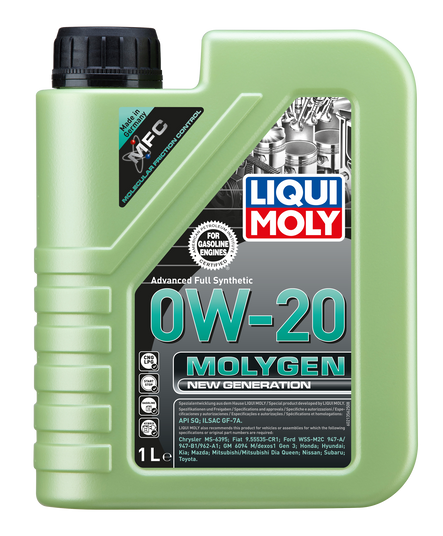 Моторное масло Liqui Moly Molygen 0W-20 купить в Украине | LIQUI