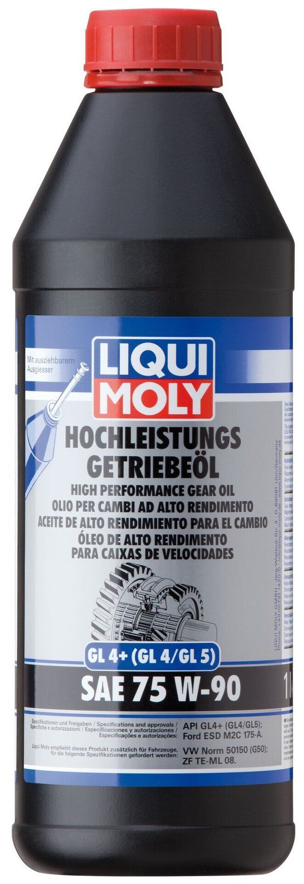 Трансмиссионное масло Liqui Moly Hochleistungs-Getriebeoil GL4+(