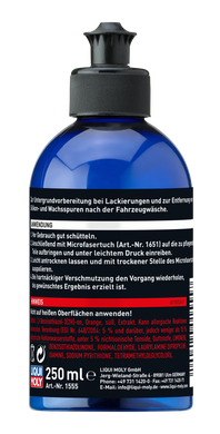 Liqui Moly Silikon&Wachs-Entferner - удалитель воска и силикона, 250мл