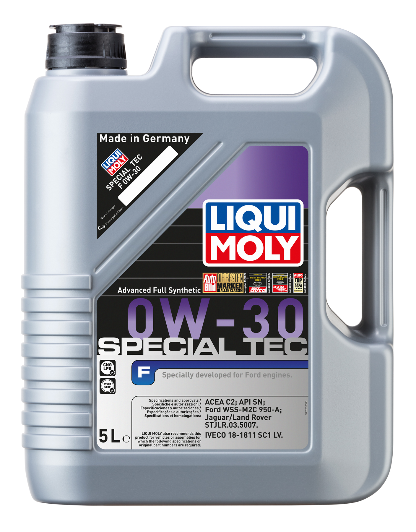 メンテナンス LIQUI MOLY 0W-30 SPECIAL TEC 5L Моторное масло Liqui Moly Special Tec F 0W-30 купить в Украине