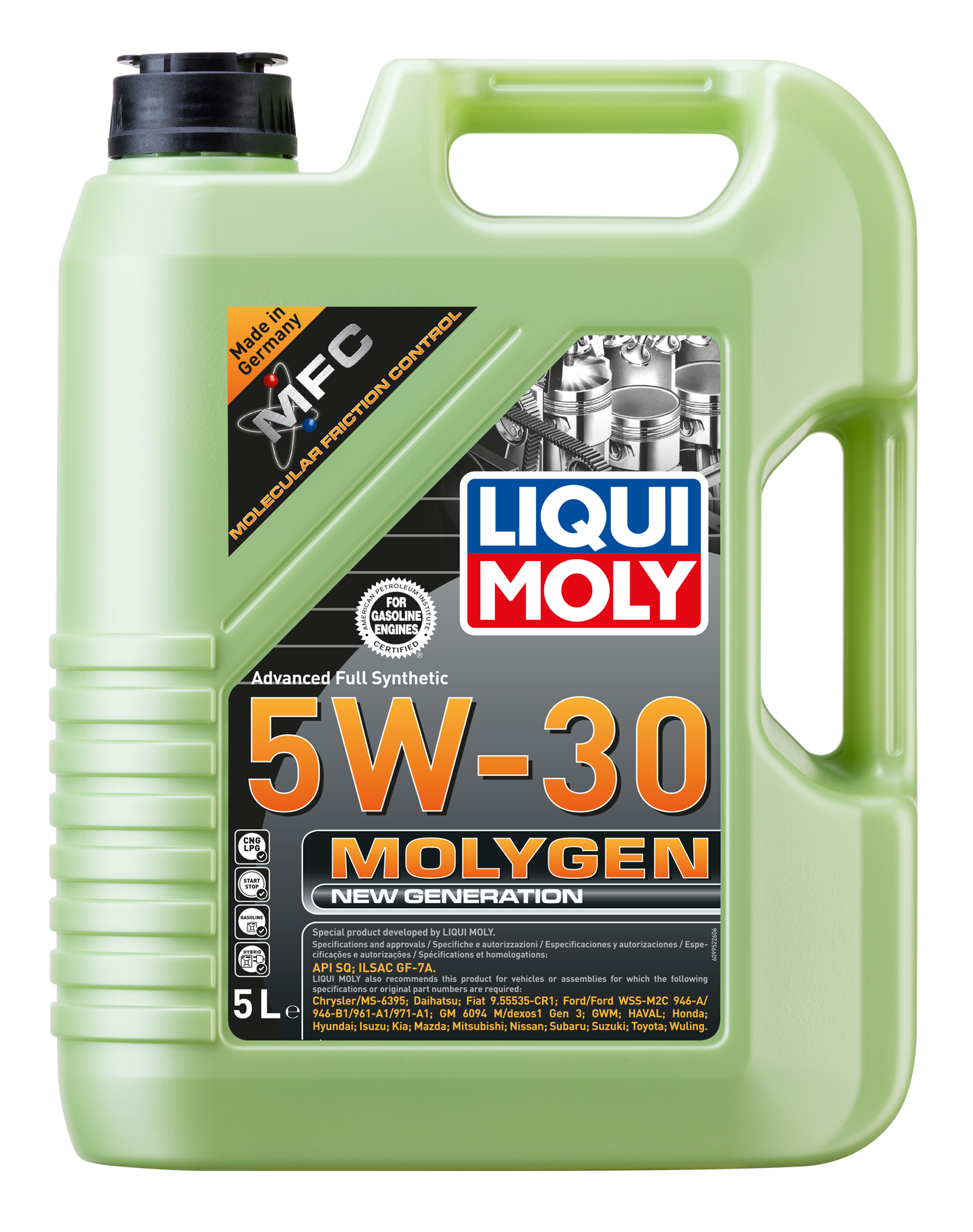 Моторное масло Liqui Moly Molygen 5W-30 купить в Украине | LIQUI