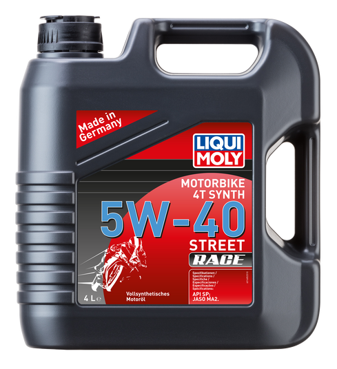Liqui Moly Motorbike 4T Synth Street Race 5W-40, 4л - LIQUI MOLY