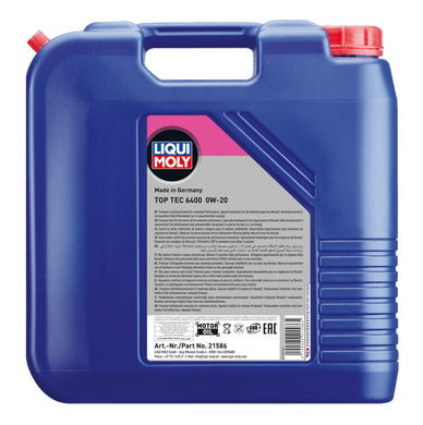 Liqui Moly Top Tec 6400 0W-20, 20л