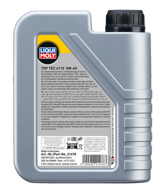 Liqui Moly Top Tec 4110 5W-40, 1л