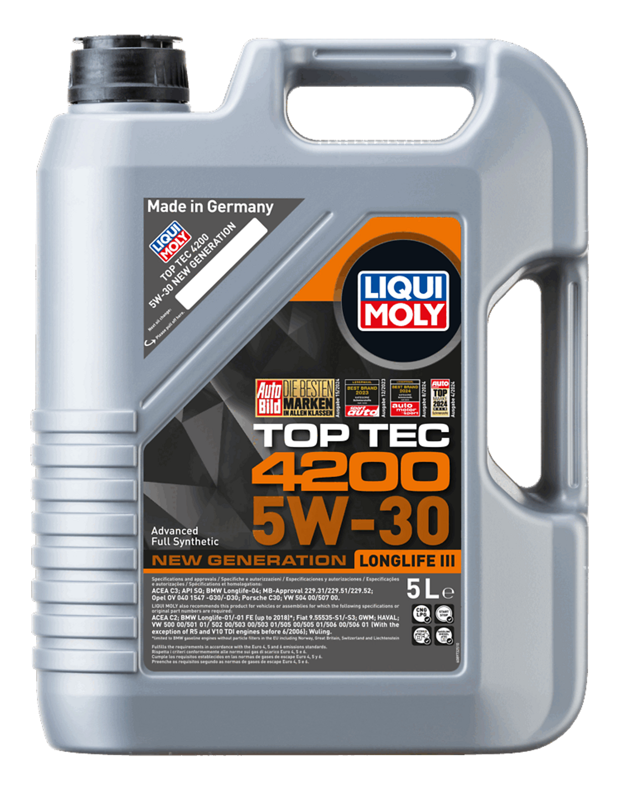 メンテナンス LIQUI MOLY TOP TEC 4200 5W-30 5L 87102514585876.png