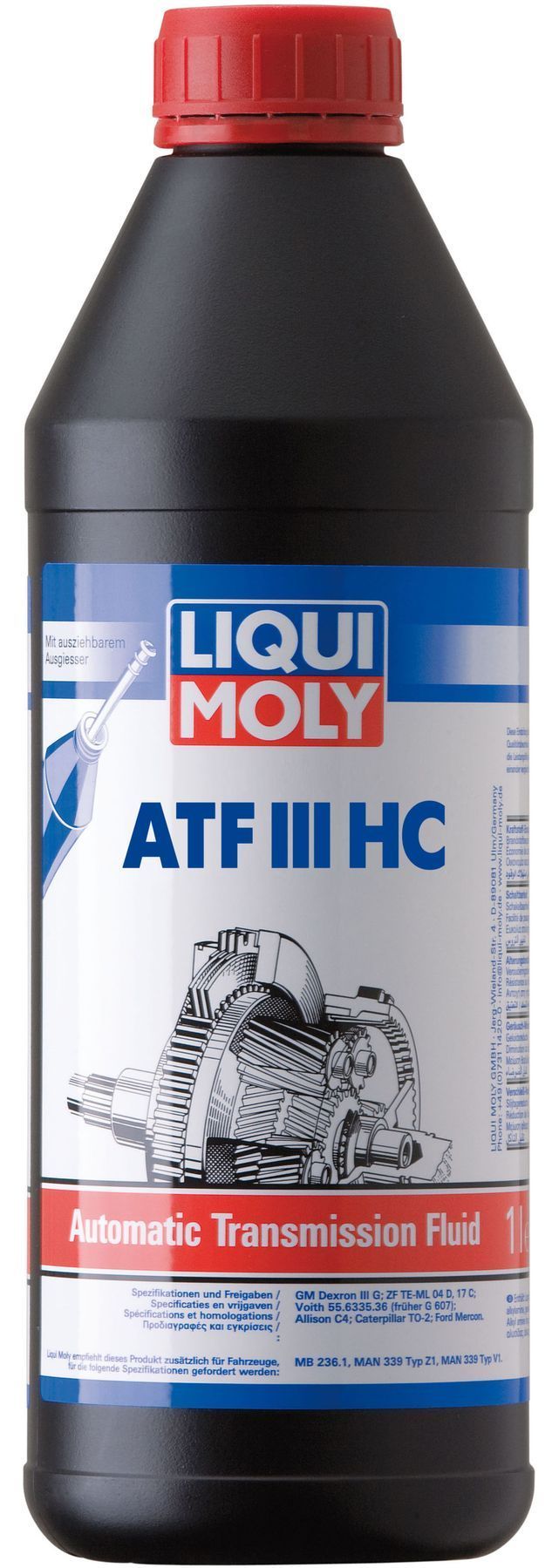 Трансмиссионное масло Liqui Moly ATF lll HC купить в Украине