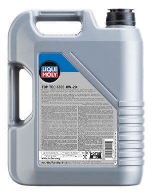 Liqui Moly Top Tec 6600 0W-20, 5л