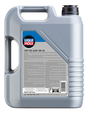 Liqui Moly Top Tec 6600 0W-20, 5л