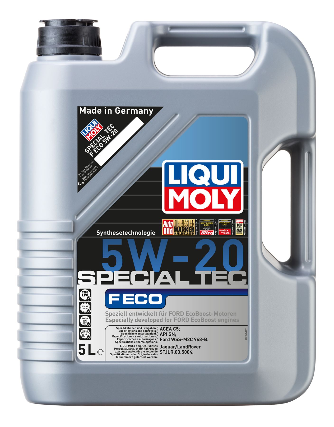 メンテナンス LIQUI MOLY 0W-20 SPECIAL TEC V 5L Моторне масло Liqui Moly Special Tec F ECO 5W-20 купити в Україні