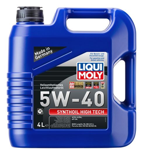 Моторное масло Liqui Moly Synthoil High Tech 5W-40 купить в