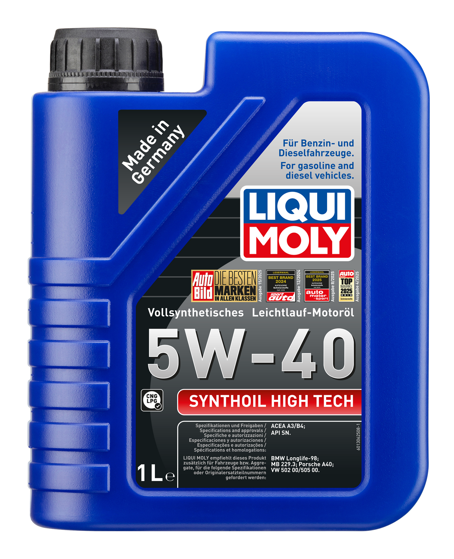 Моторное масло Liqui Moly Synthoil High Tech 5W-40 купить в